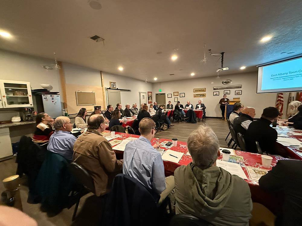 On March 4, 2025, the Governor’s Regional Solutions Team visited Albany to learn more about the East Albany Town Center project.